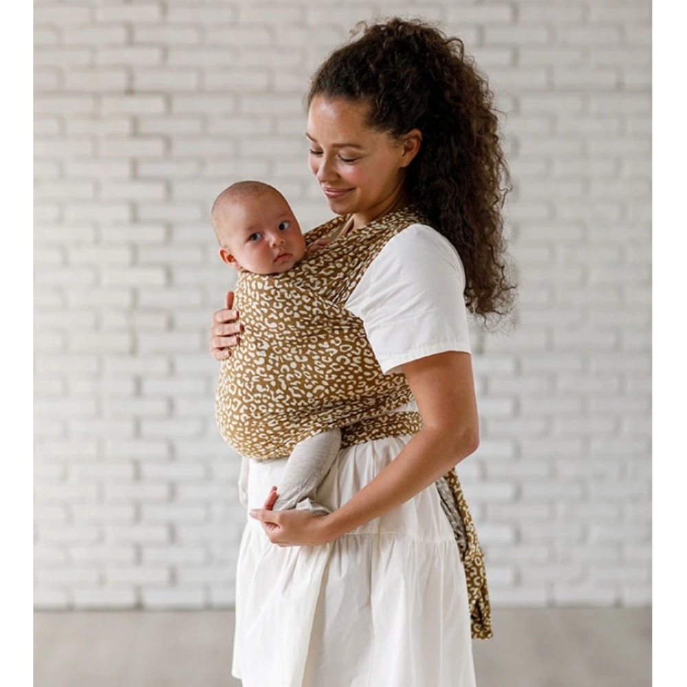 Silly Baby leopard baby wrap